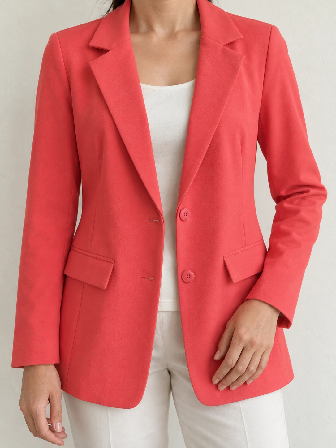 Blazer sastrero coral